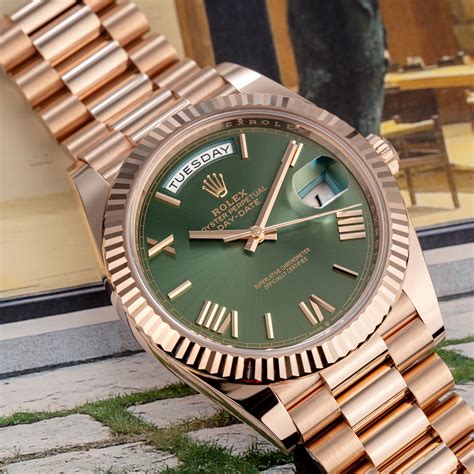 rolex dd olive dial